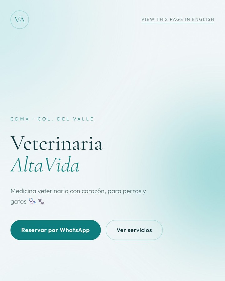 Tarjeta de negocio de mascotas en el estilo Aqua Clean
