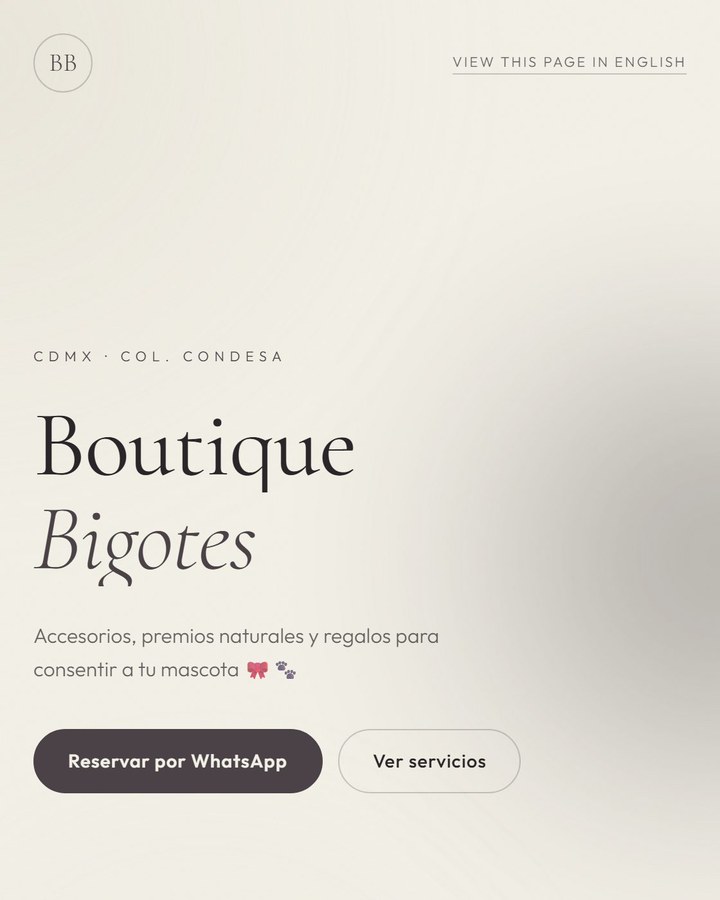 Tarjeta de negocio de mascotas en el estilo Ink & Ivory
